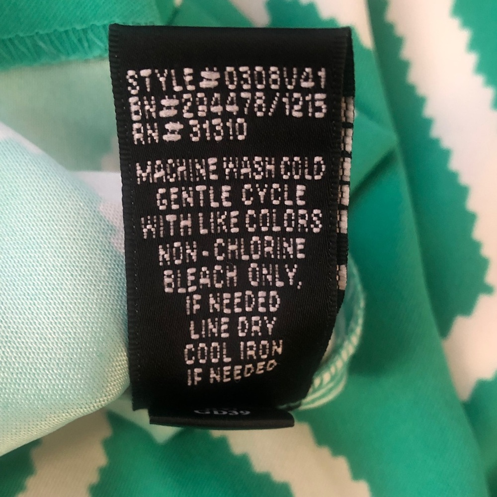 Alyx Green Geometric Midi Sheath Dress Size 4 - Picture 8 of 16
